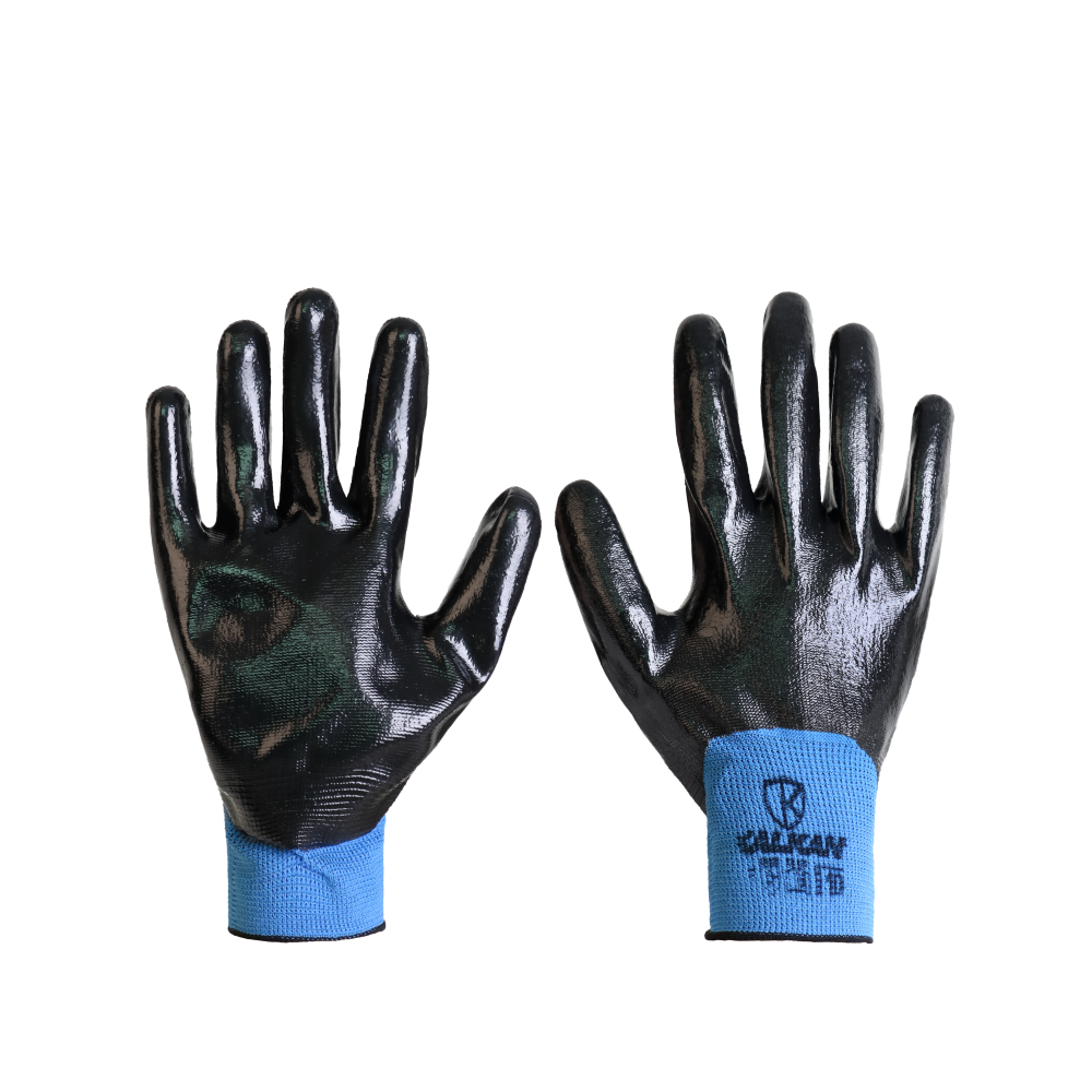 دستکش ایمنی کالکان فول نیتریل 4/4